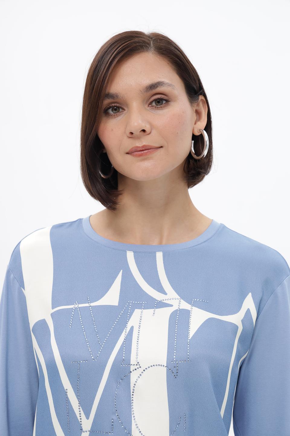 Блузка Lecomte с принтом