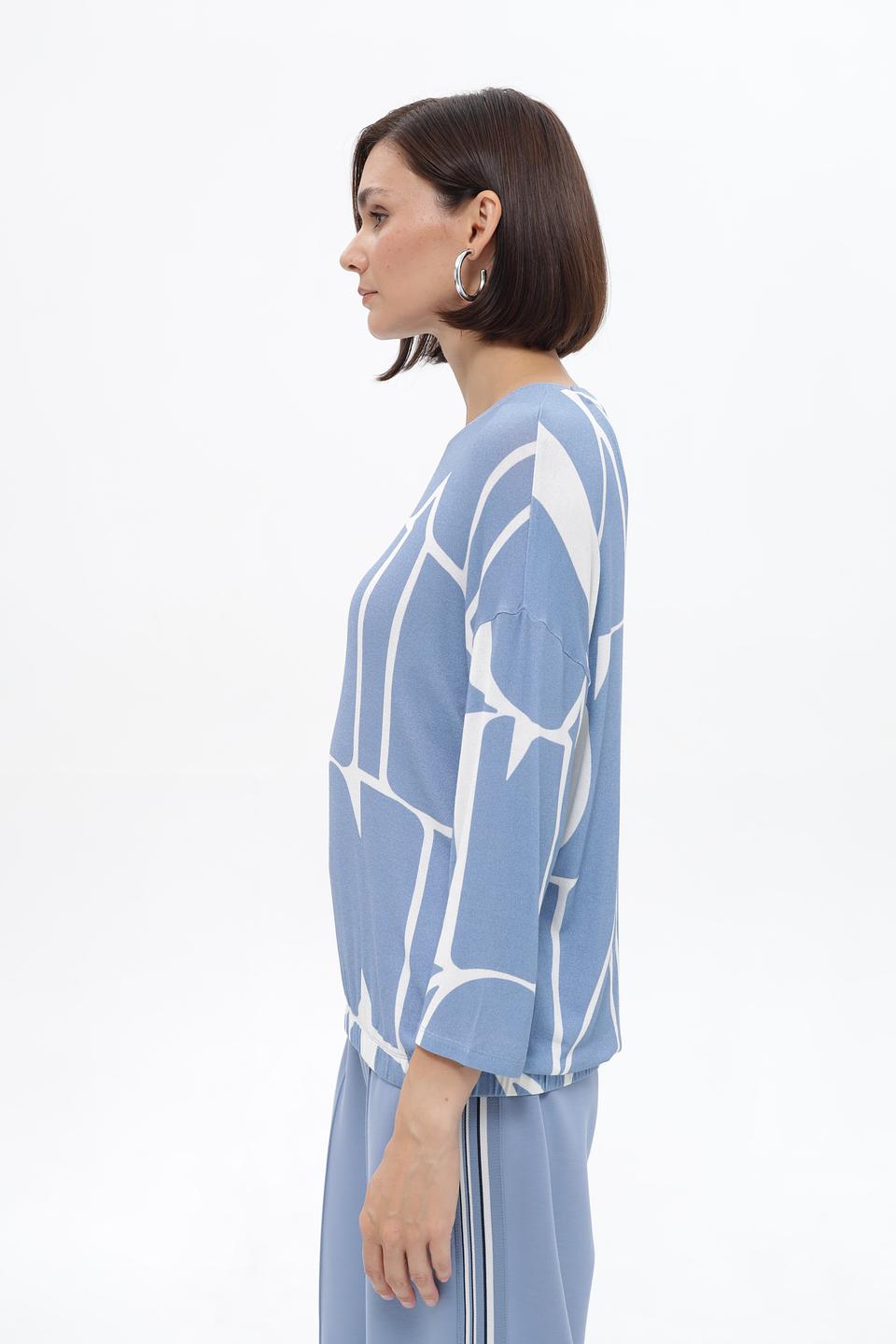 Пуловер Lecomte с принтом