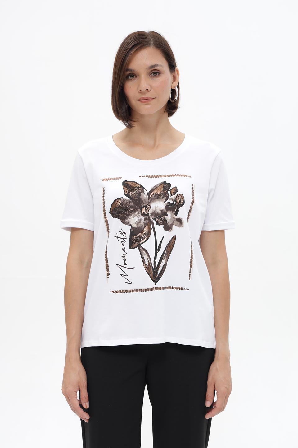 Футболка Betty Barclay с орхидеей