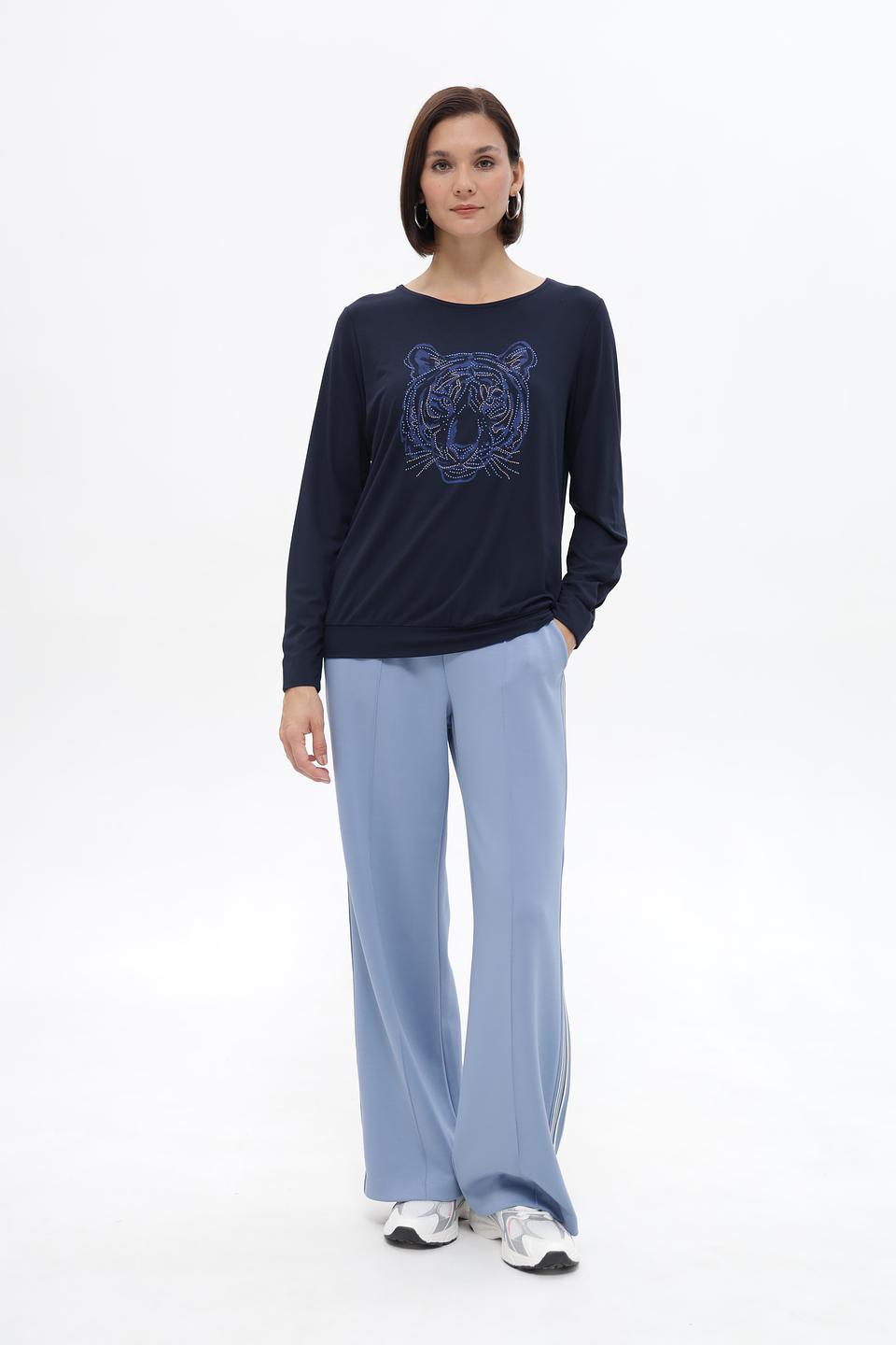 Лонгслив Bianca с тигром