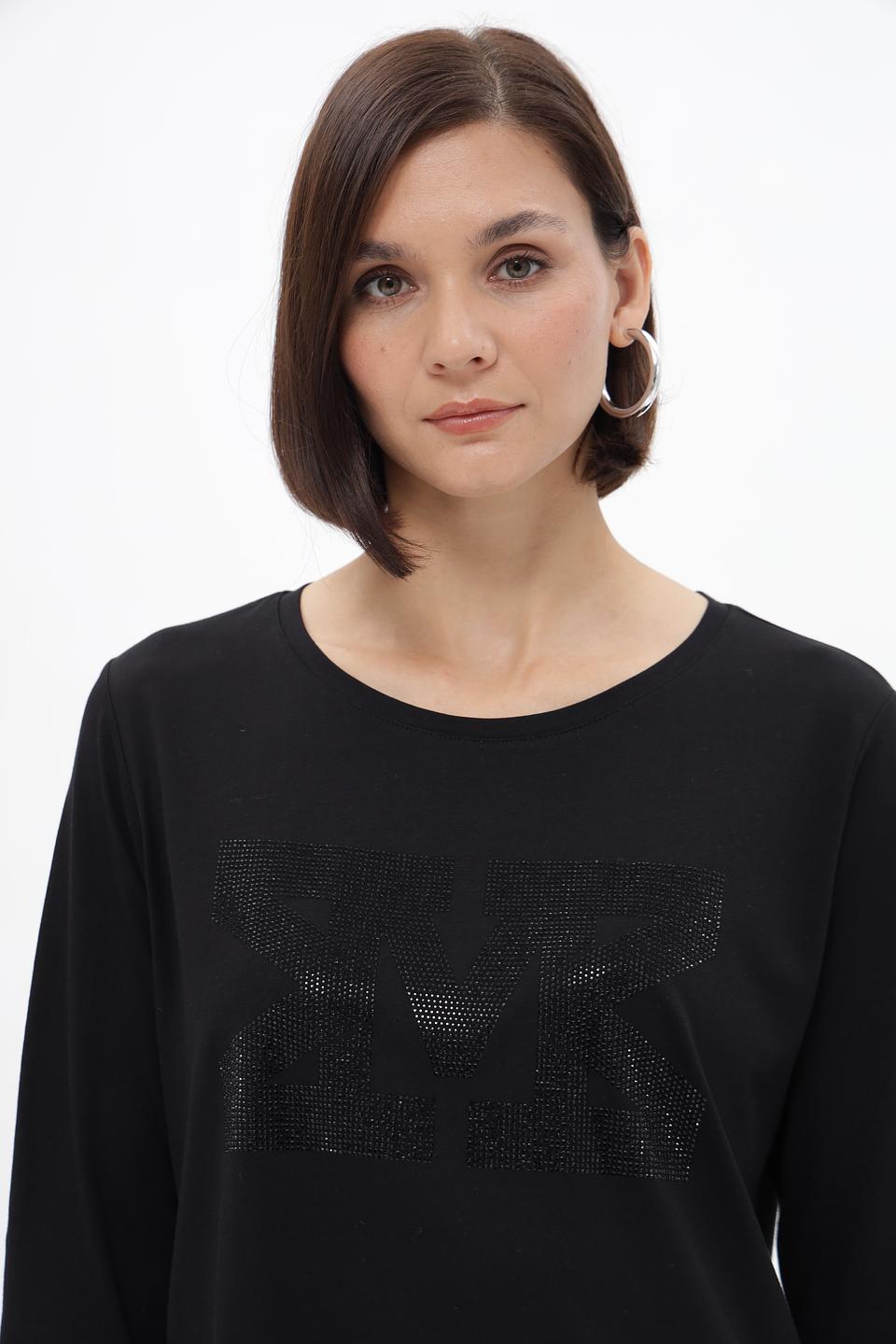 Футболка Monari с кристаллами