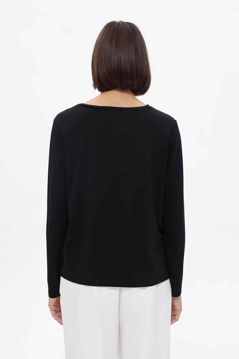 Блузка Monari с карманом черная