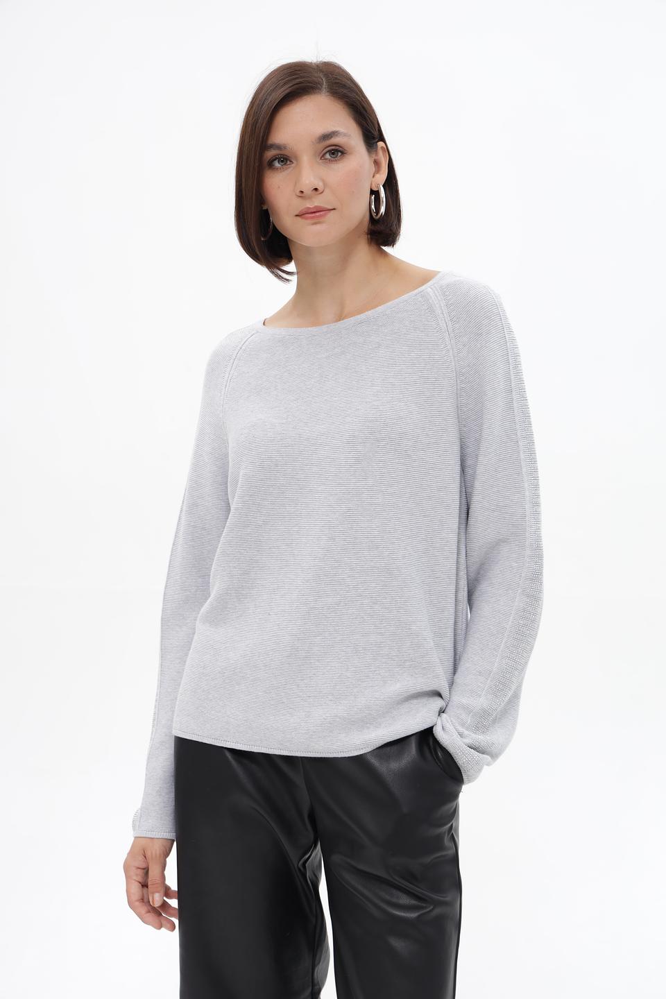 Пуловер Monari серый меланж