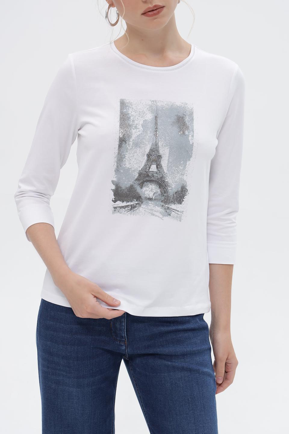 Лонгслив Bianca с Эйфелевой башней