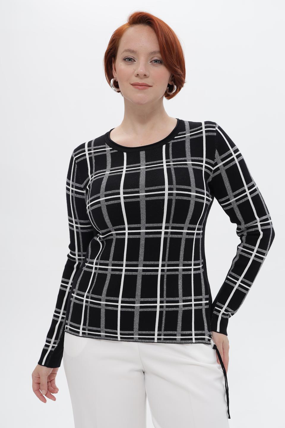 Пуловер Passioni в клетку