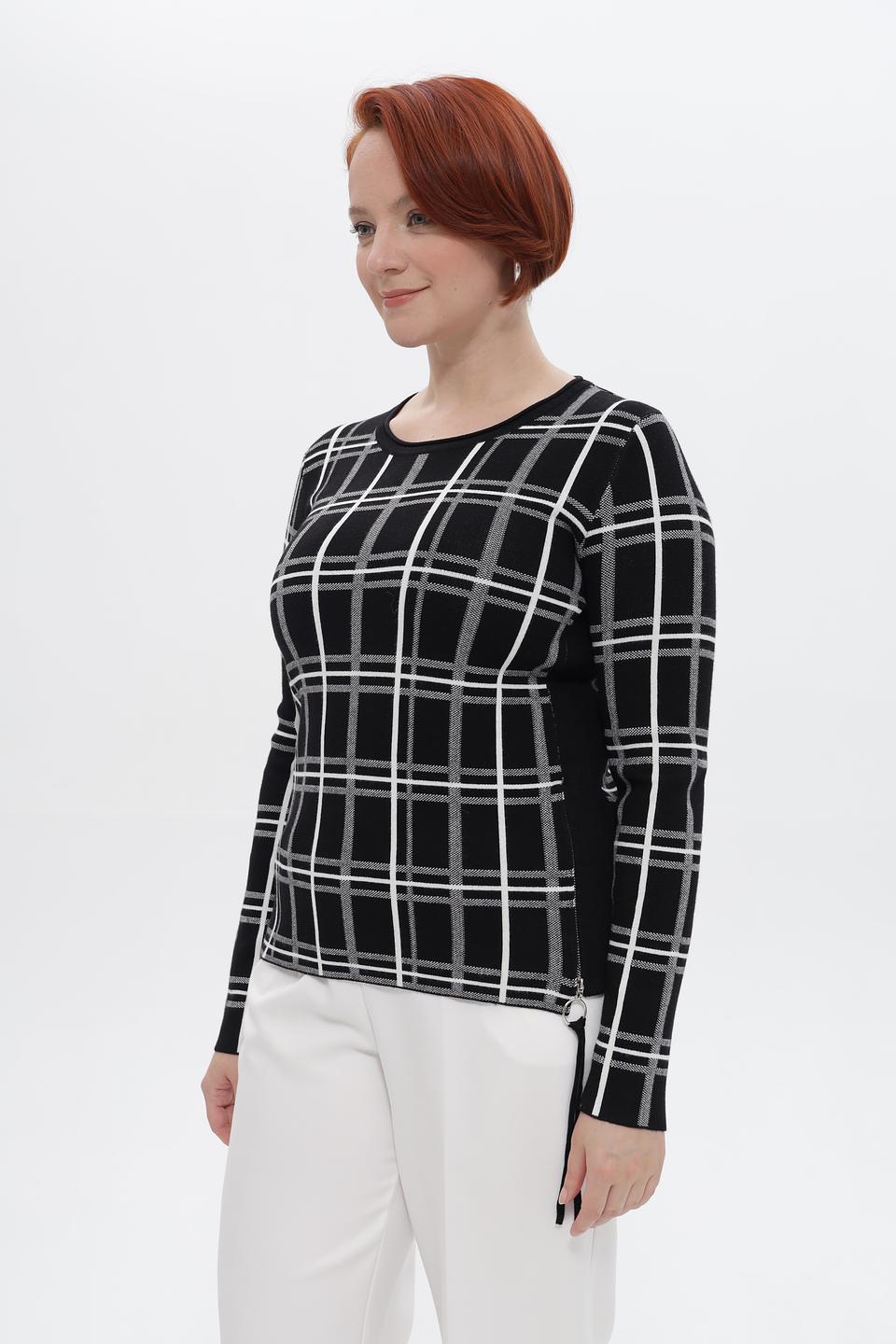 Пуловер Passioni в клетку