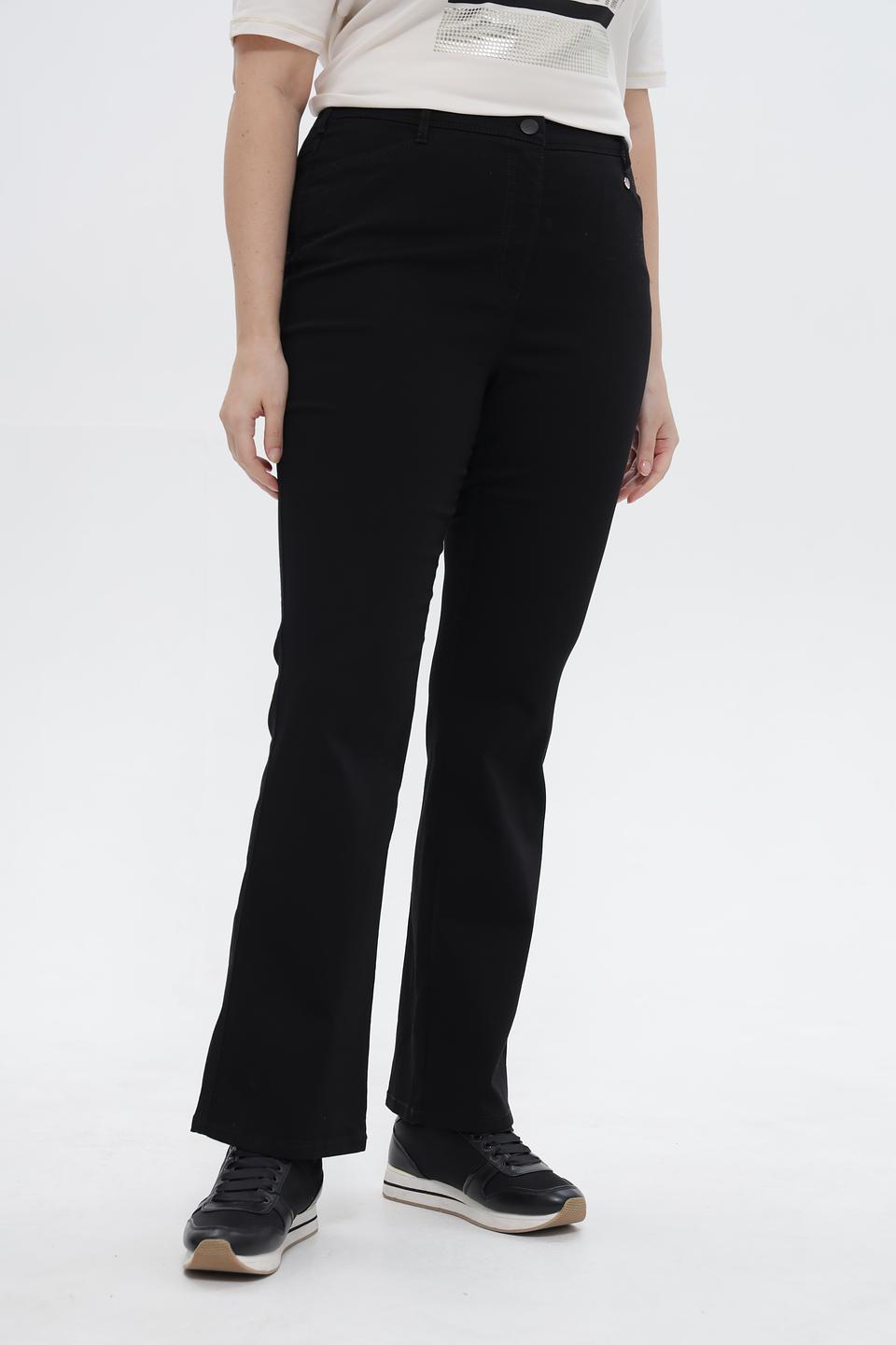 Джинсы клеш Relaxed by Toni черные