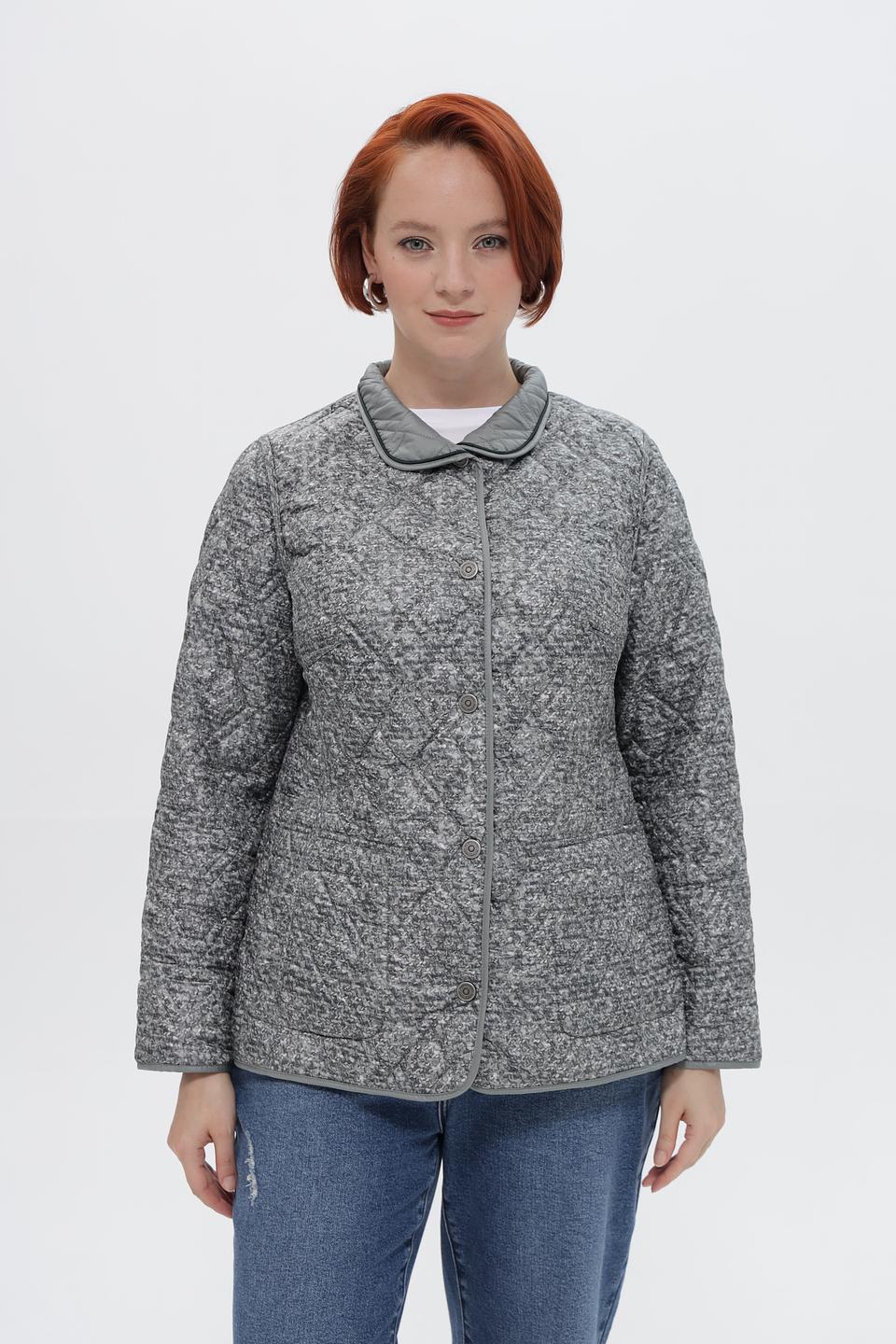 Куртка стеганая Lebek серая