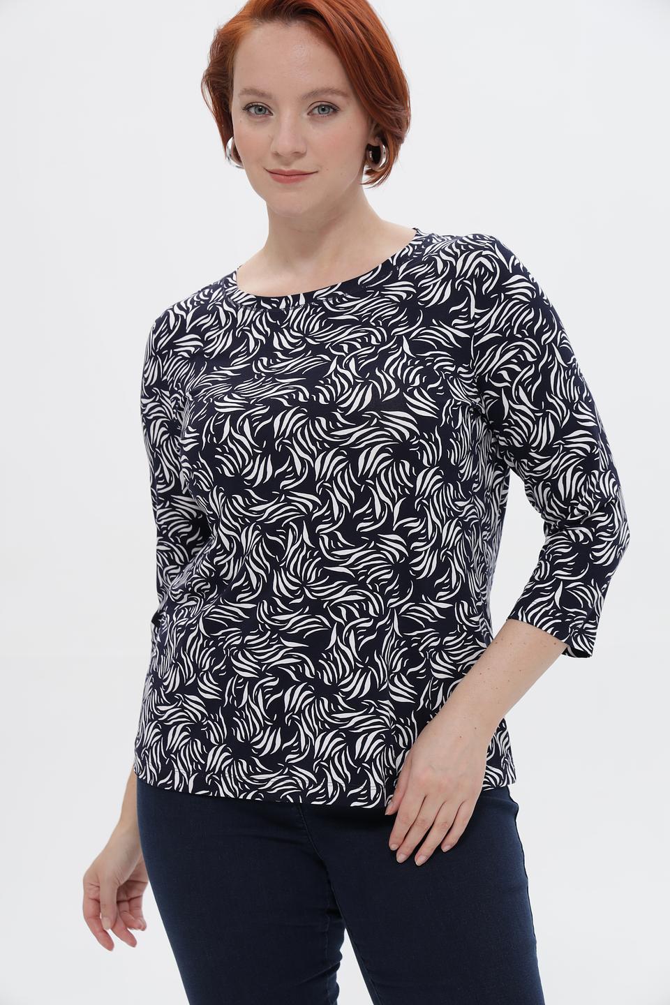 Блуза Sommer mann с принтом