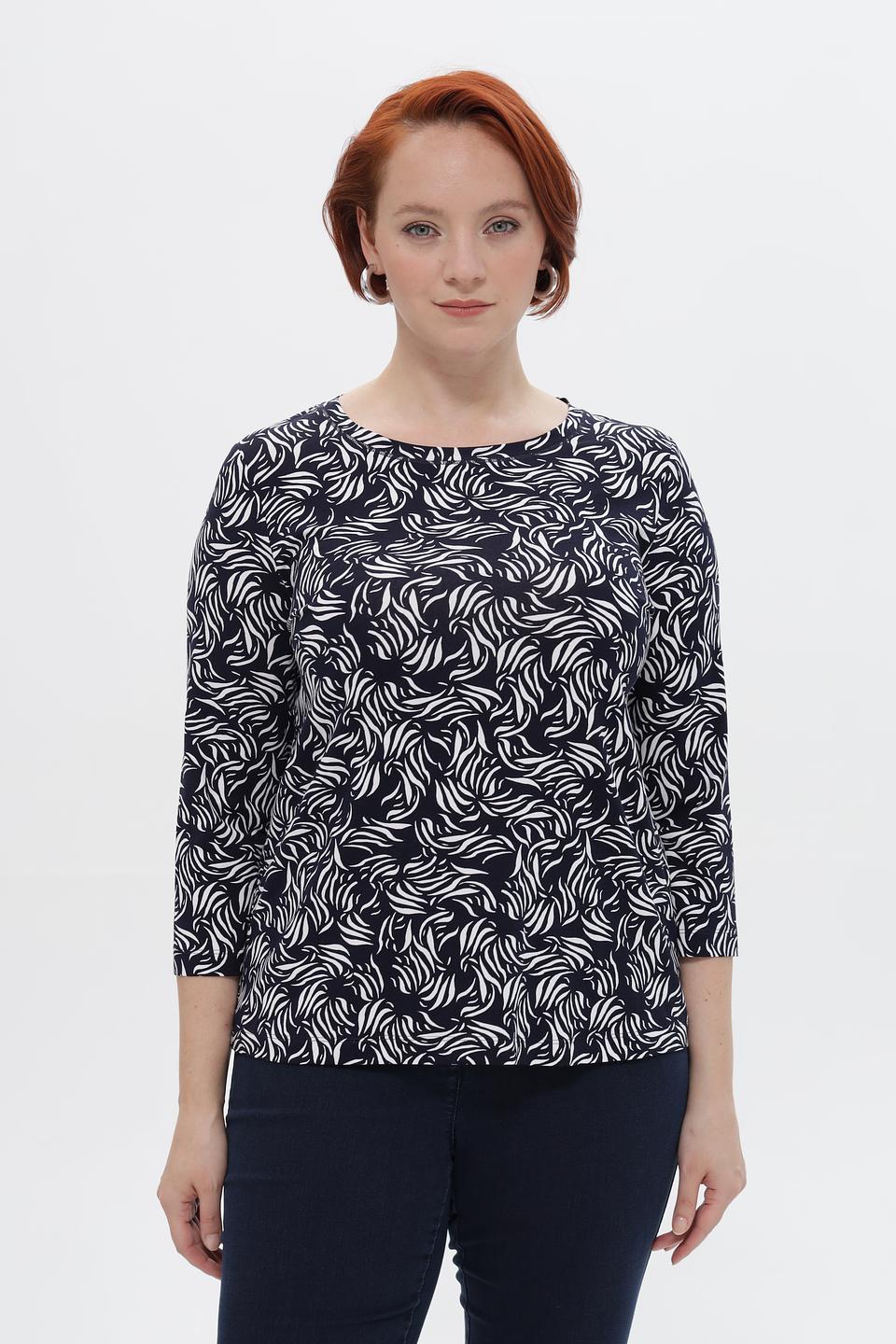 Блуза Sommer mann с принтом