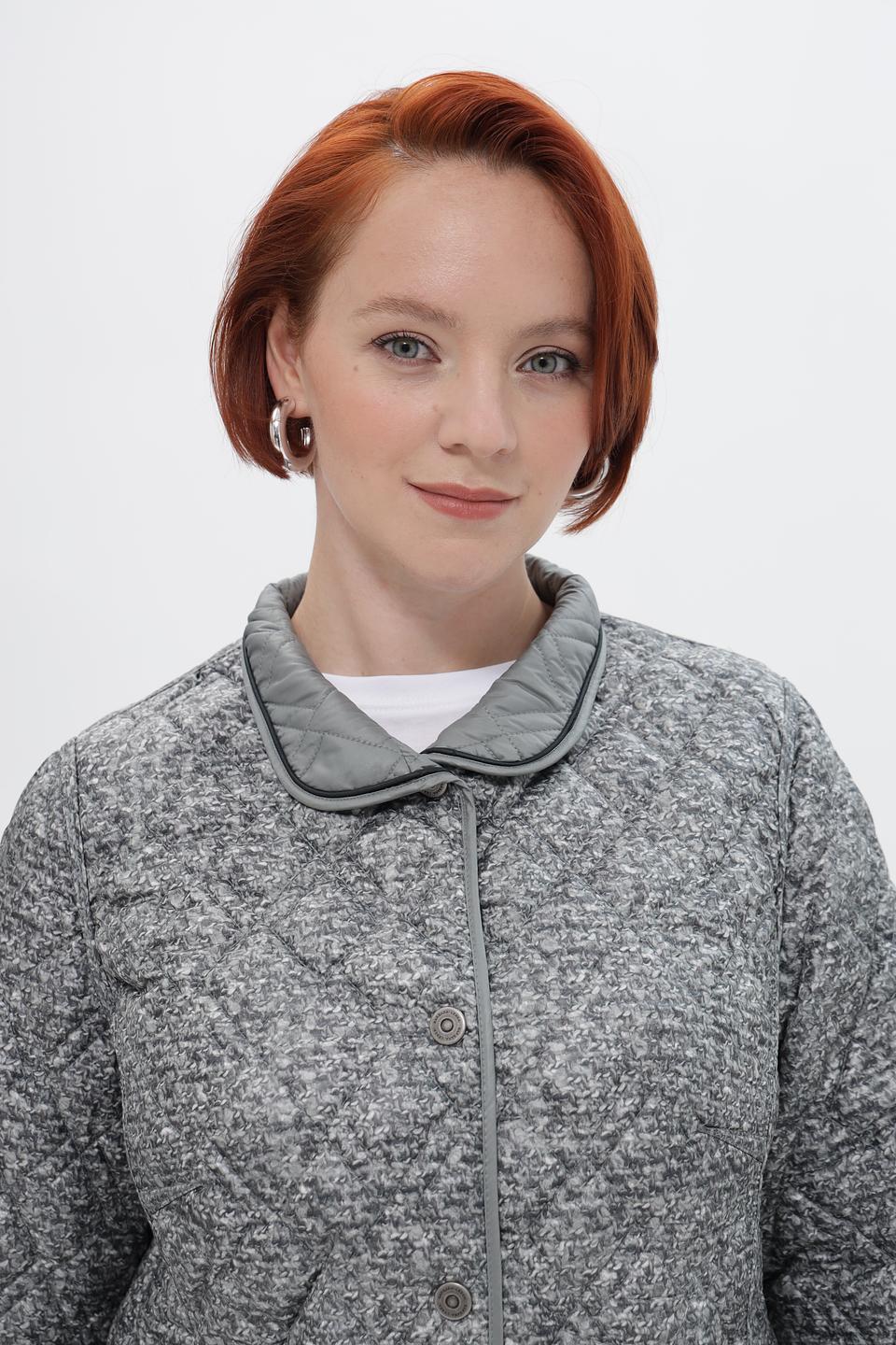 Куртка стеганая Lebek серая