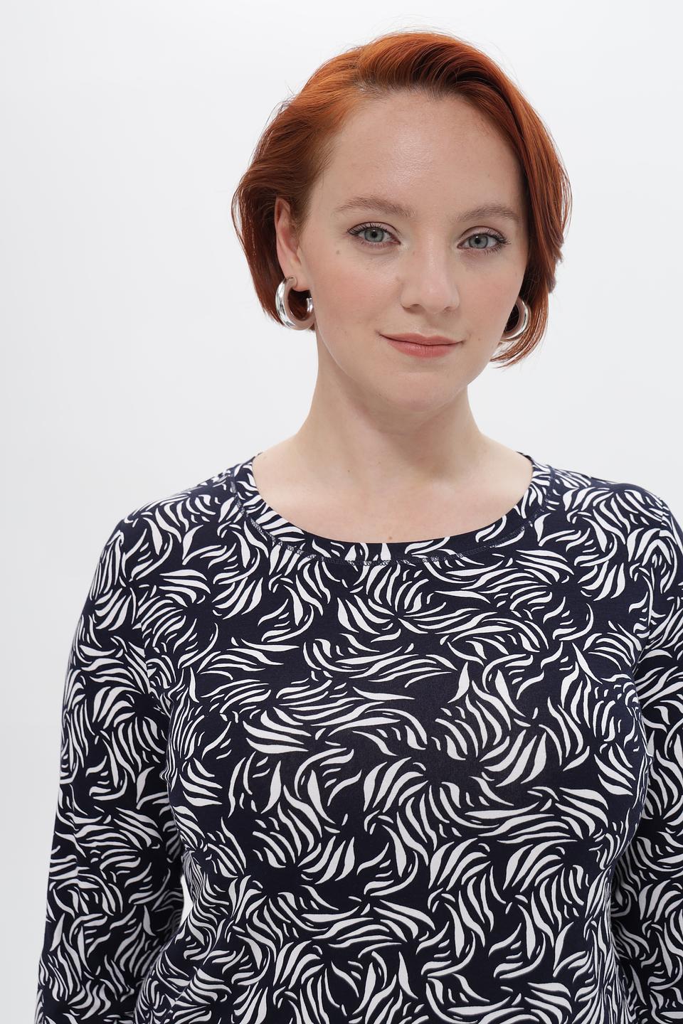 Блуза Sommer mann с принтом