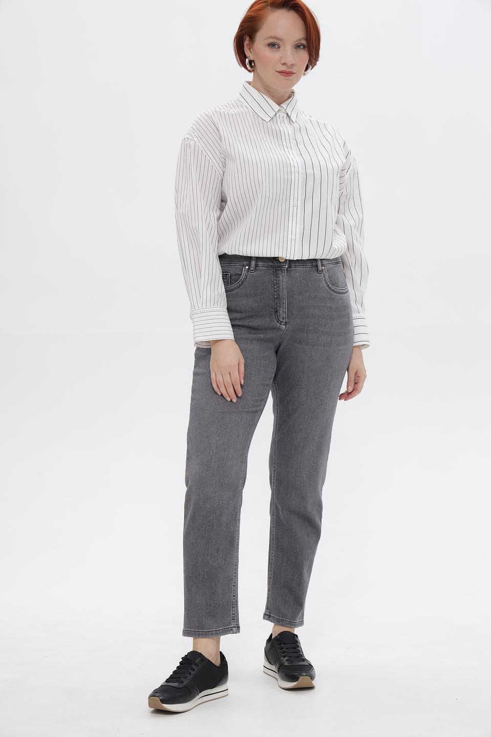 Джинсы ZRS прямые серые