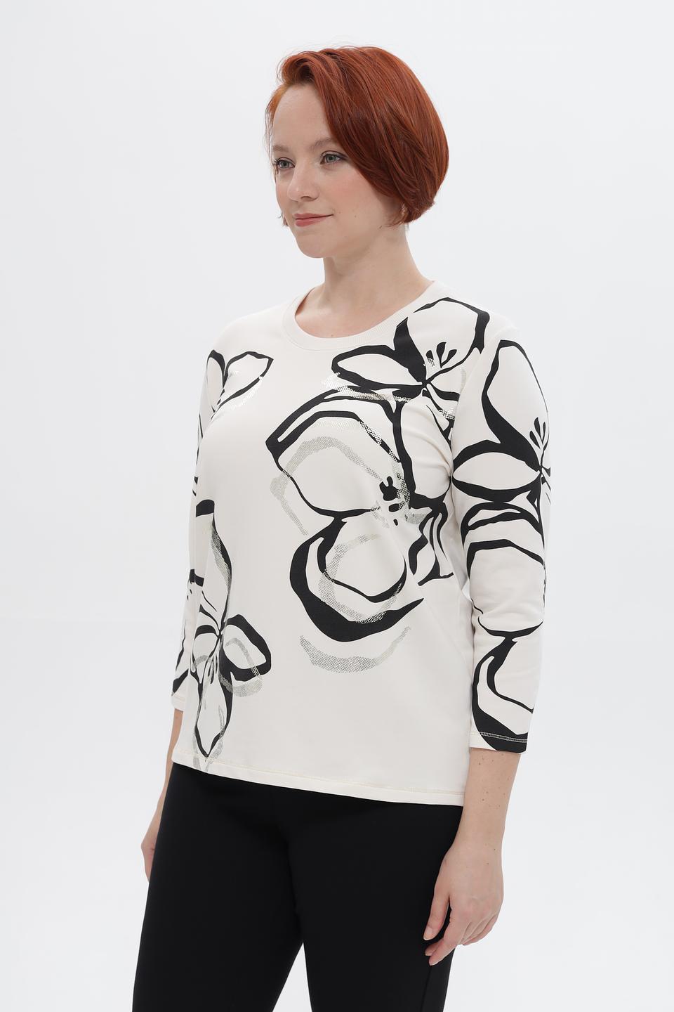 Пуловер Frank Walder с цветами