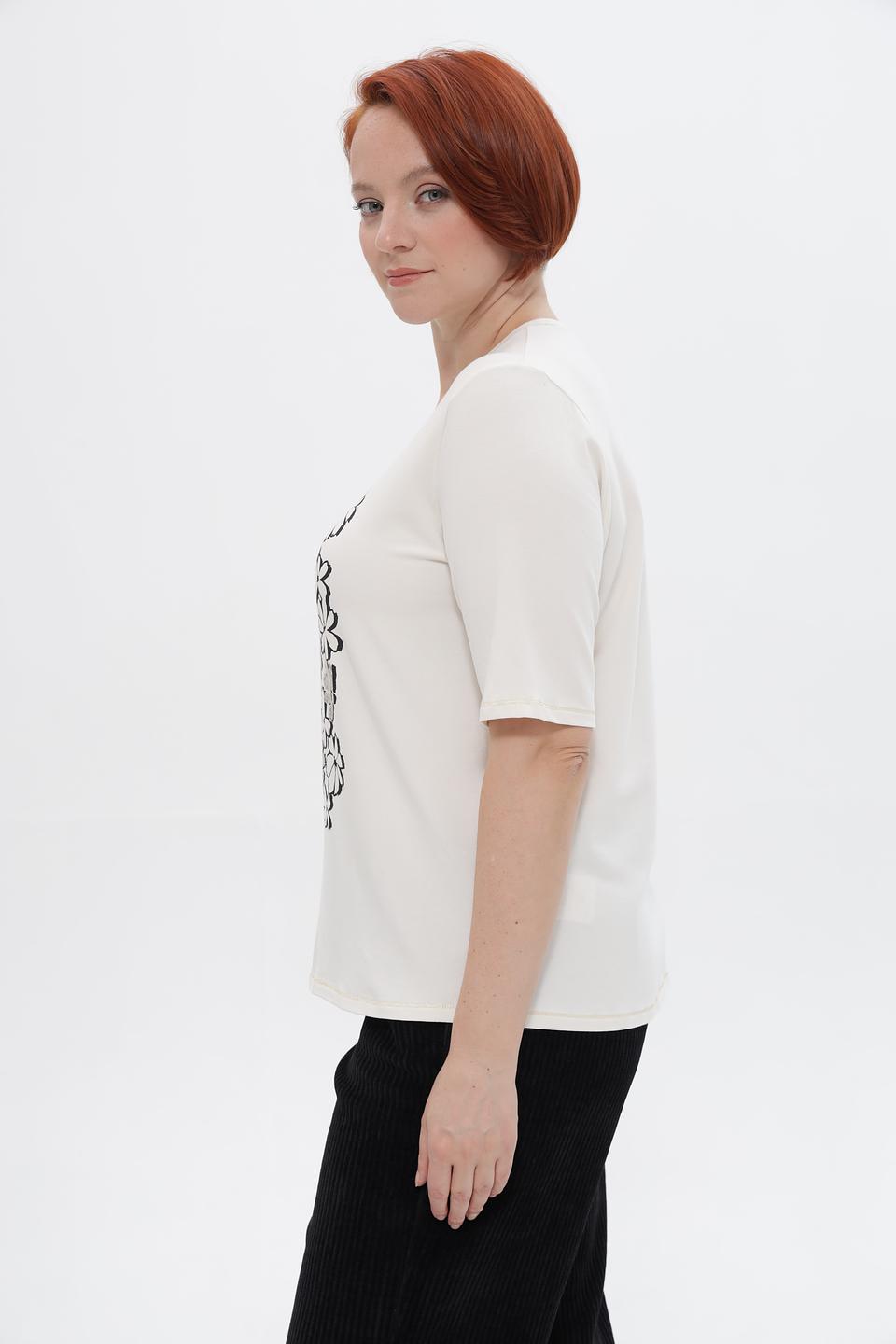 Футболка Frank Walder с цветочным принтом