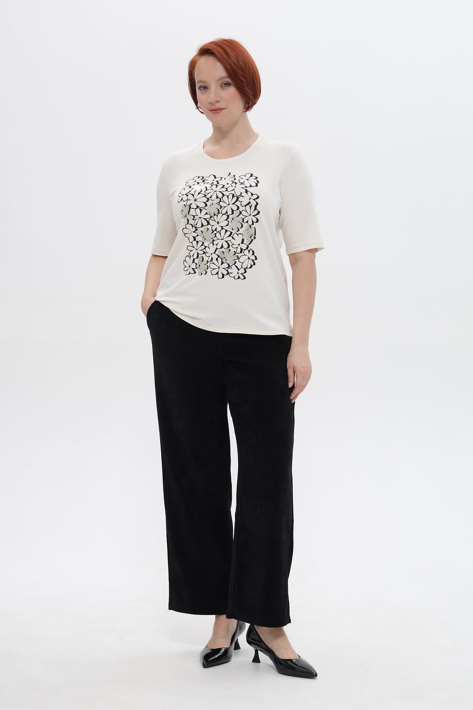 Брюки Frank Walder черные вельветовые