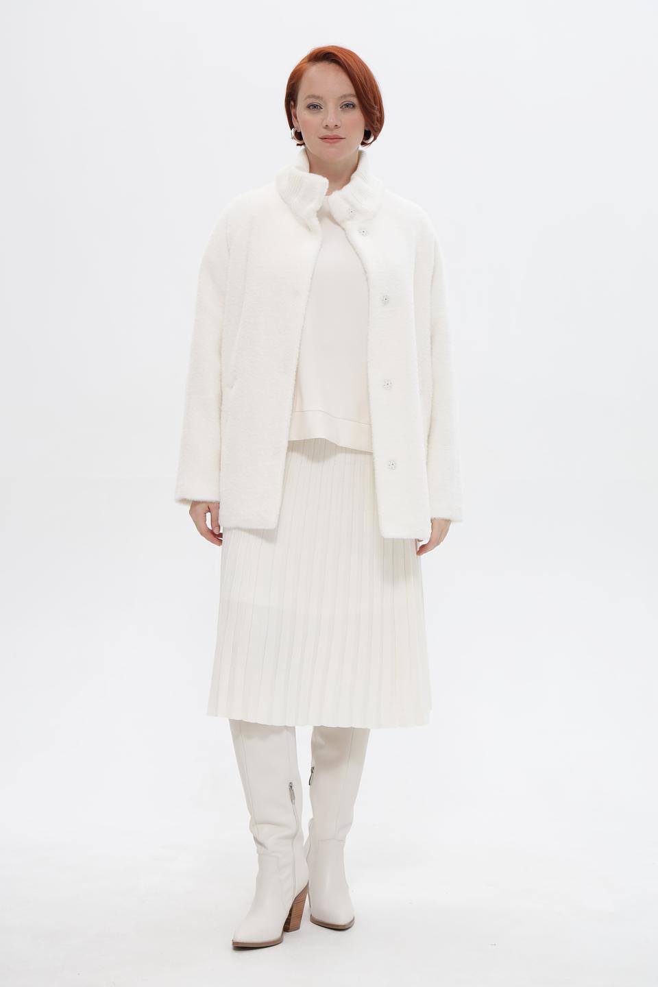 Пальто Lebek из искусственного меха