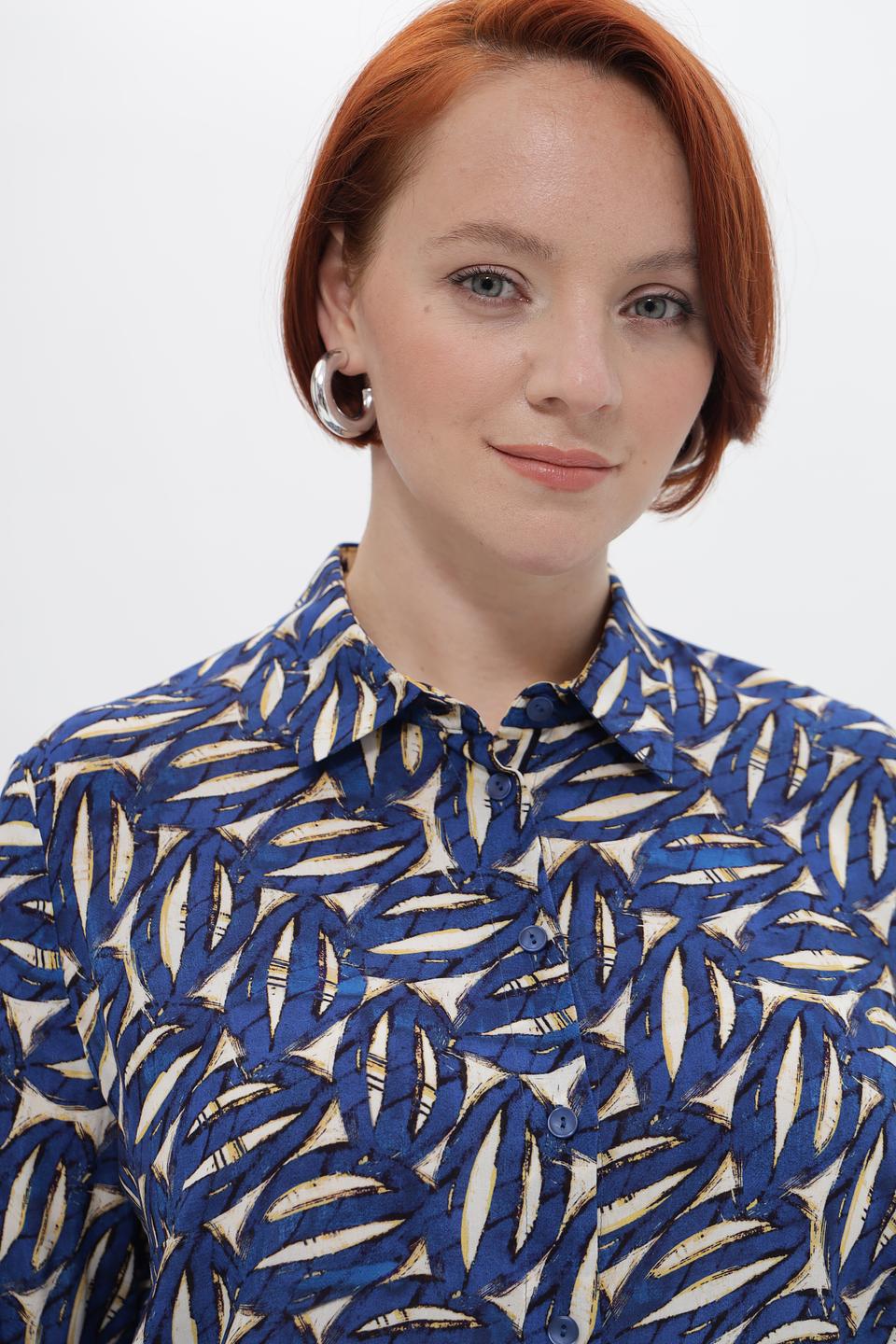 Блузка Sommer mann с принтом