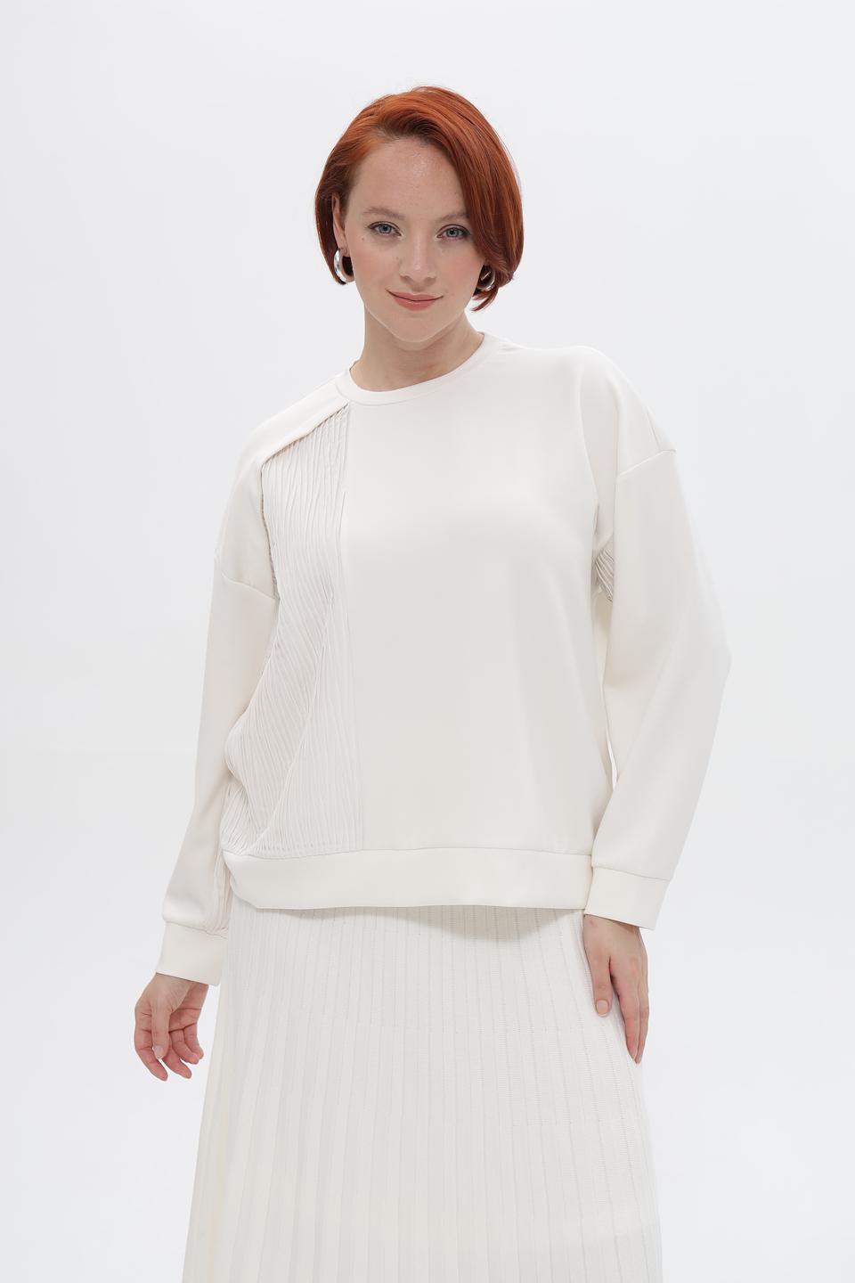 Пуловер Tuzzi с фактурной вставкой