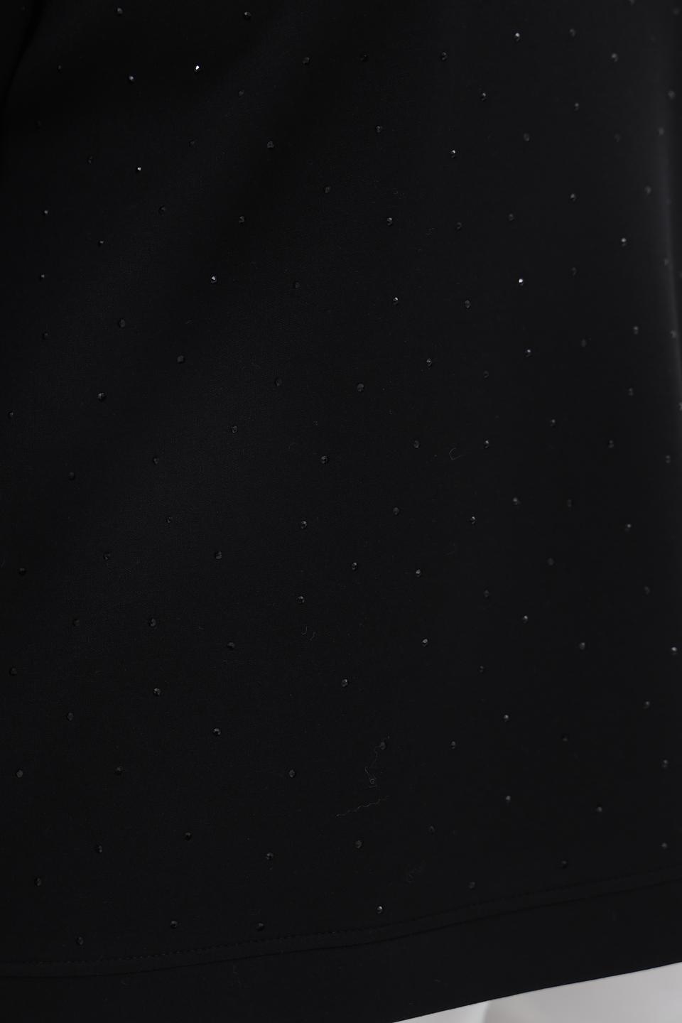 Пуловер Lebek с пайетками черный