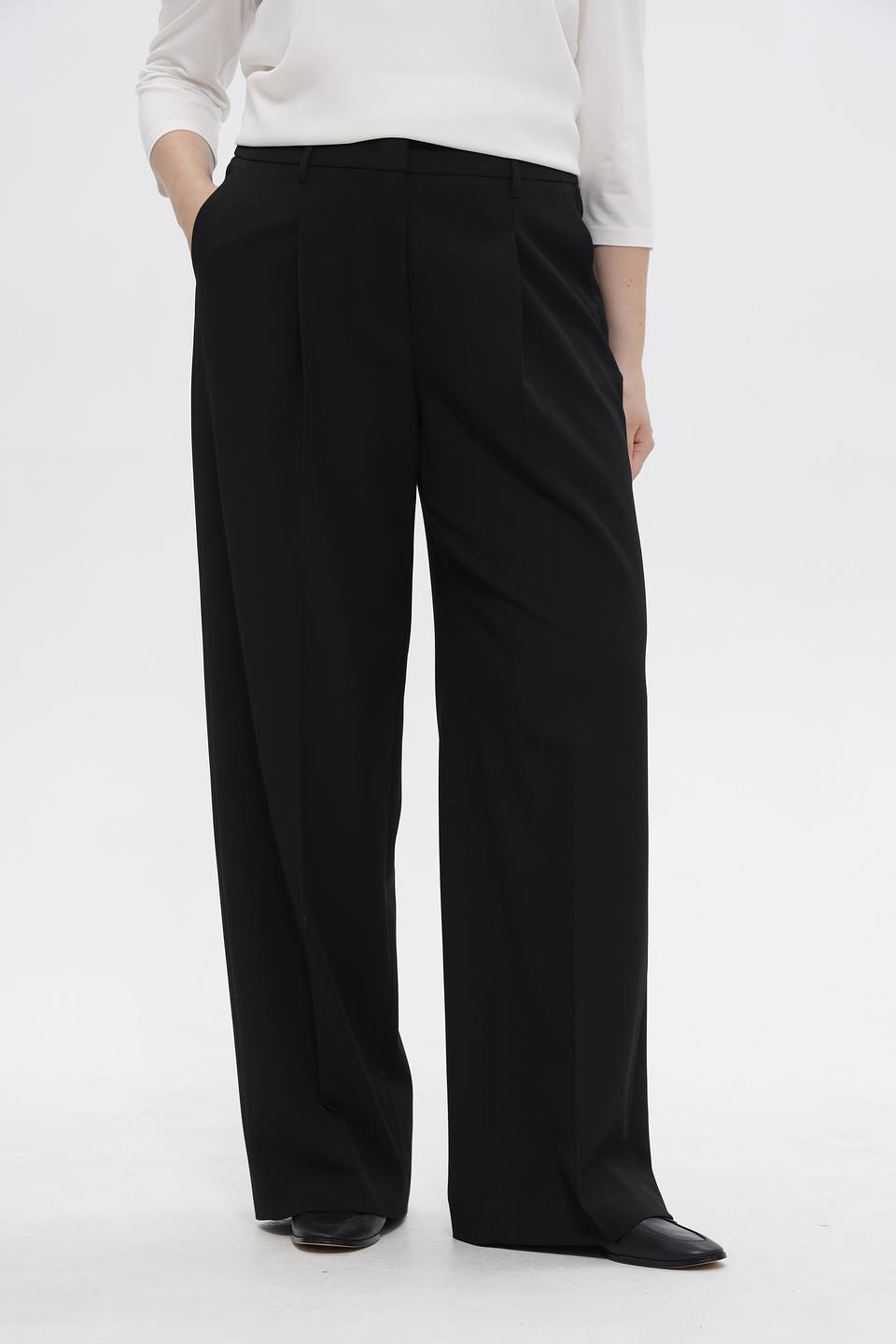 Брюки клёш Luisa Cerano чёрные