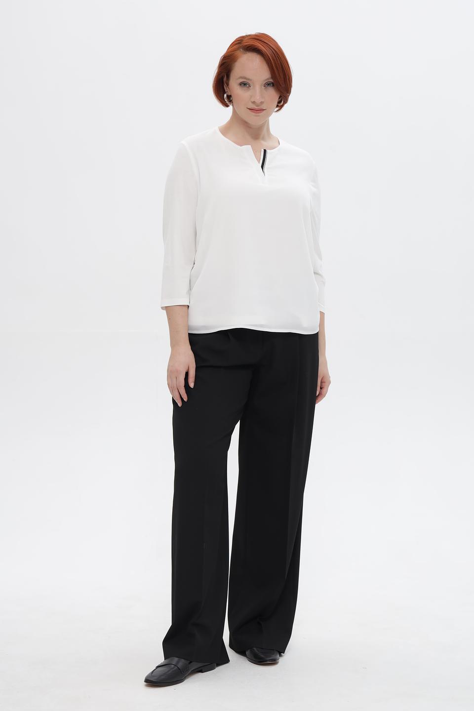 Блузка Frank Walder с V-образным вырезом