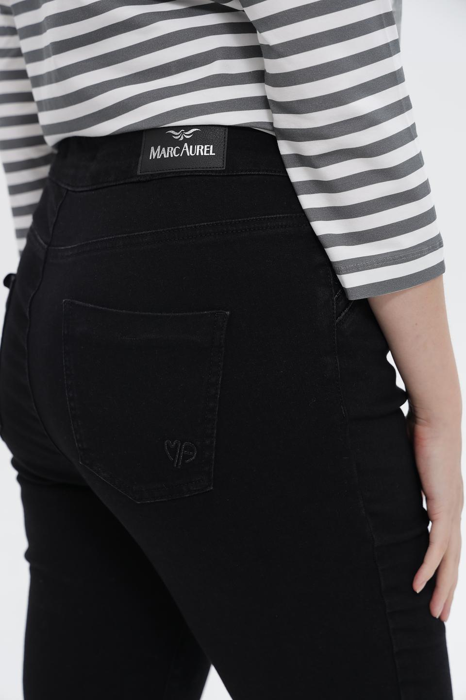Джинсы скинни Marc Aurel черные