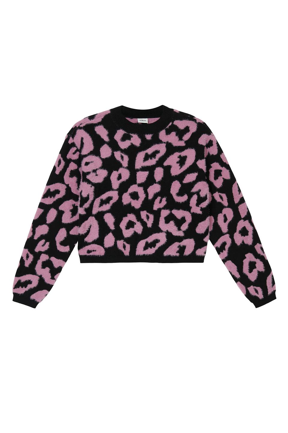 Джемпер s.Oliver дев. с леопардовым принтом