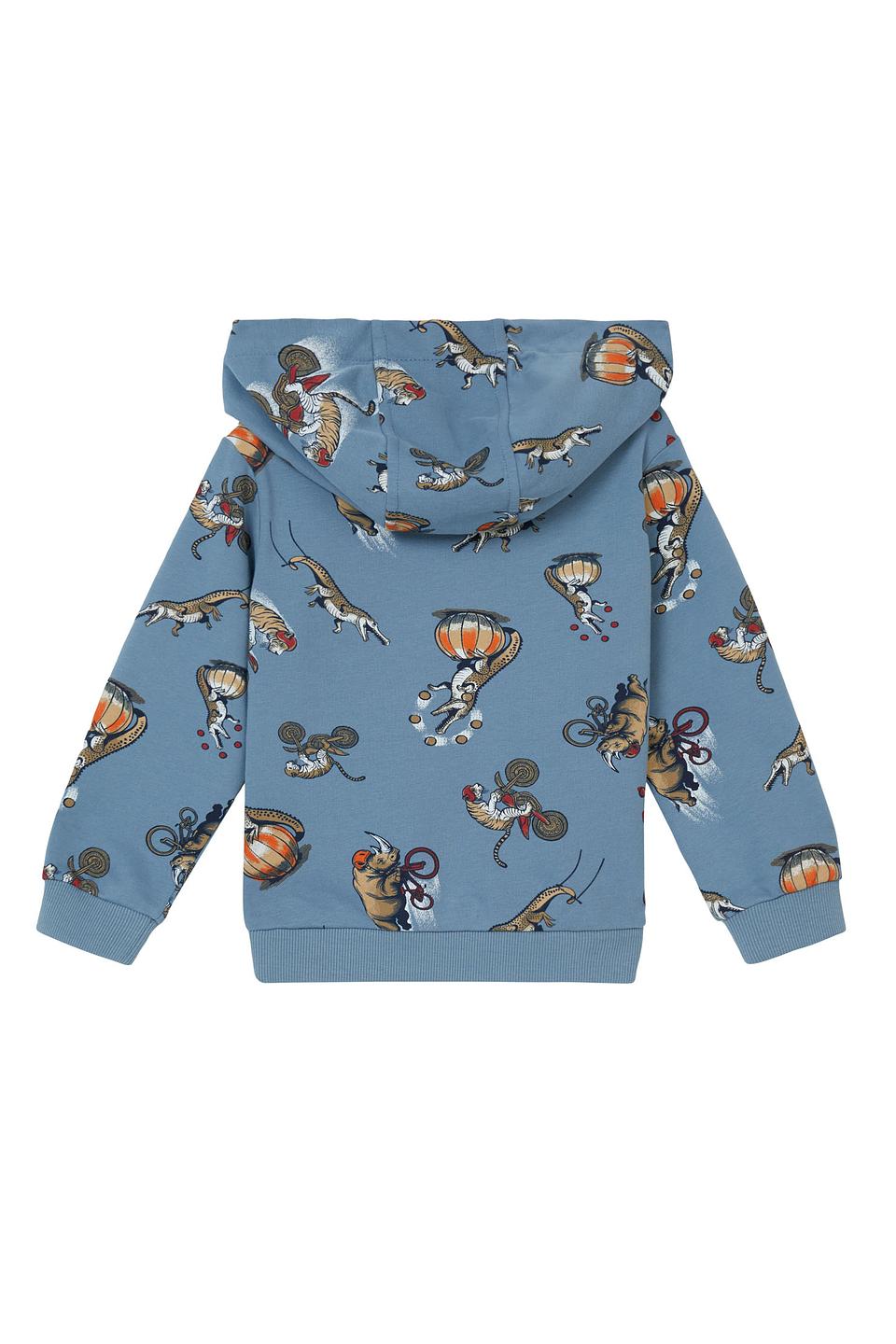Толстовка s.Oliver с принтом голубой