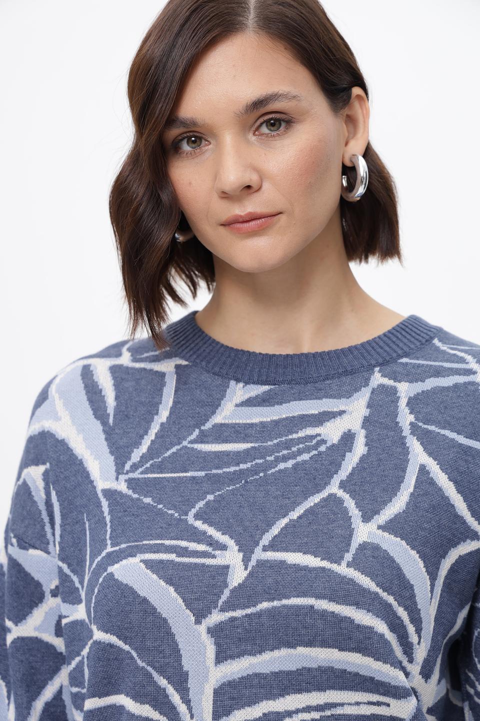 Пуловер Olsen с принтом