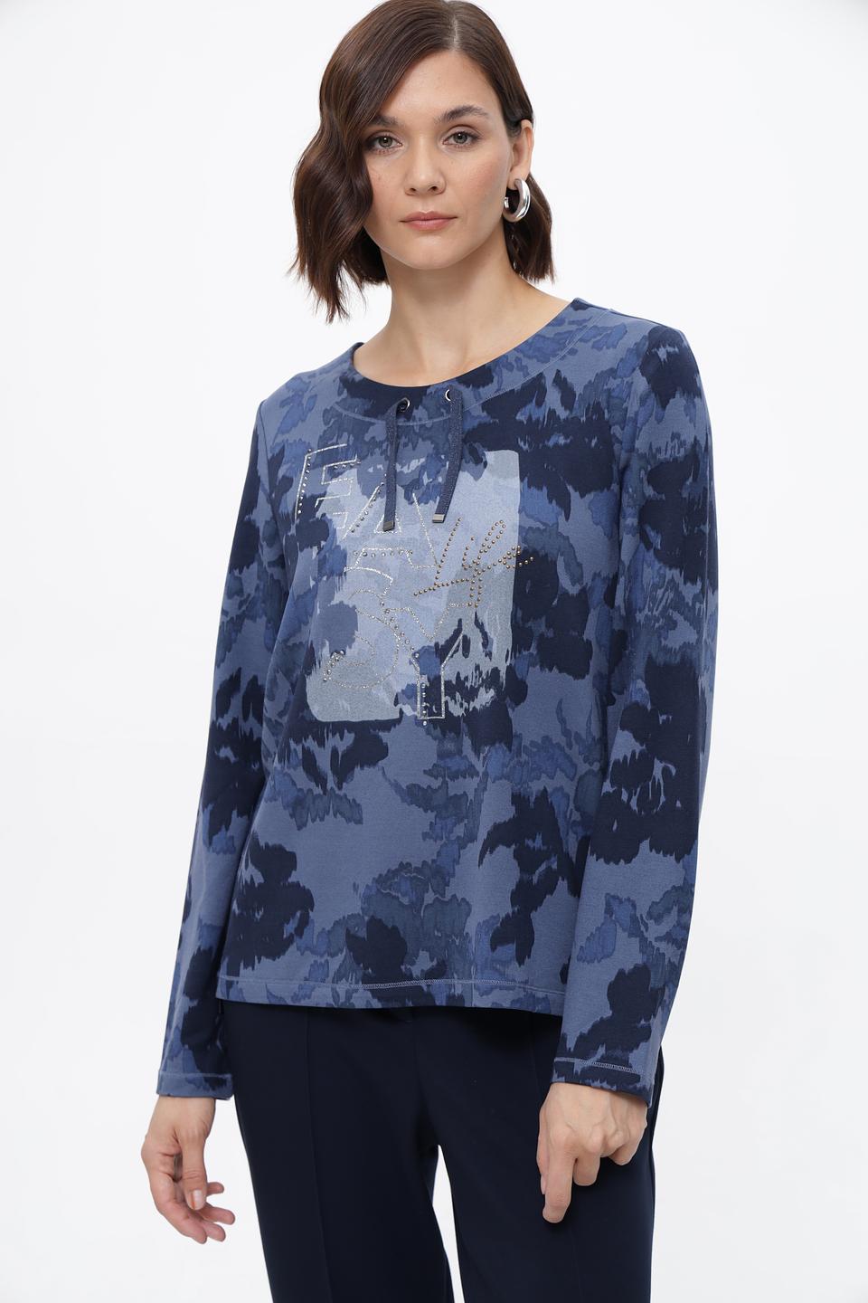 Пуловер Olsen с принтом