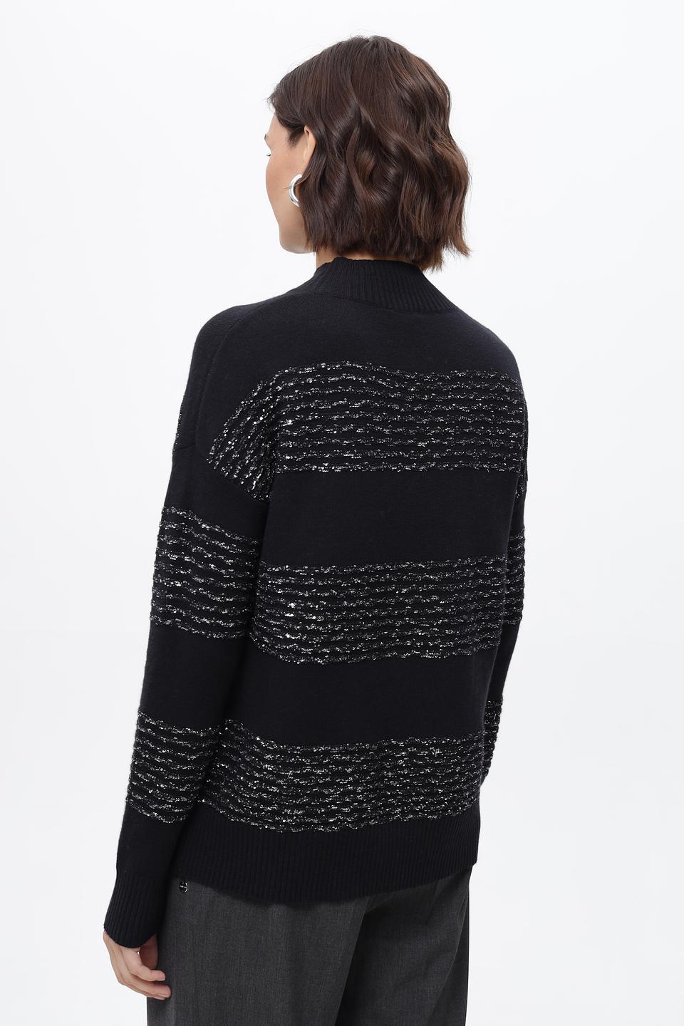 Пуловер Lebek с полосками