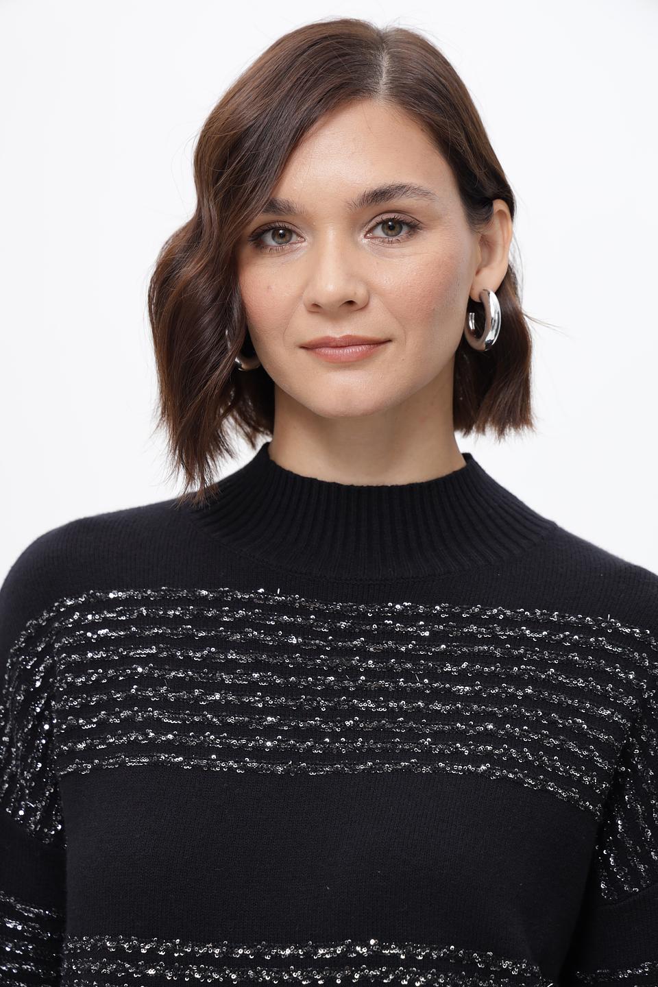 Пуловер Lebek с полосками