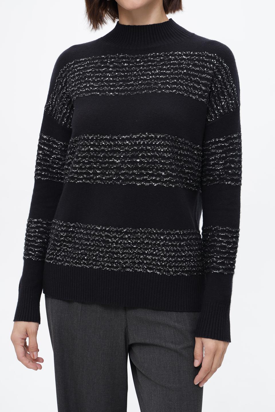 Пуловер Lebek с полосками