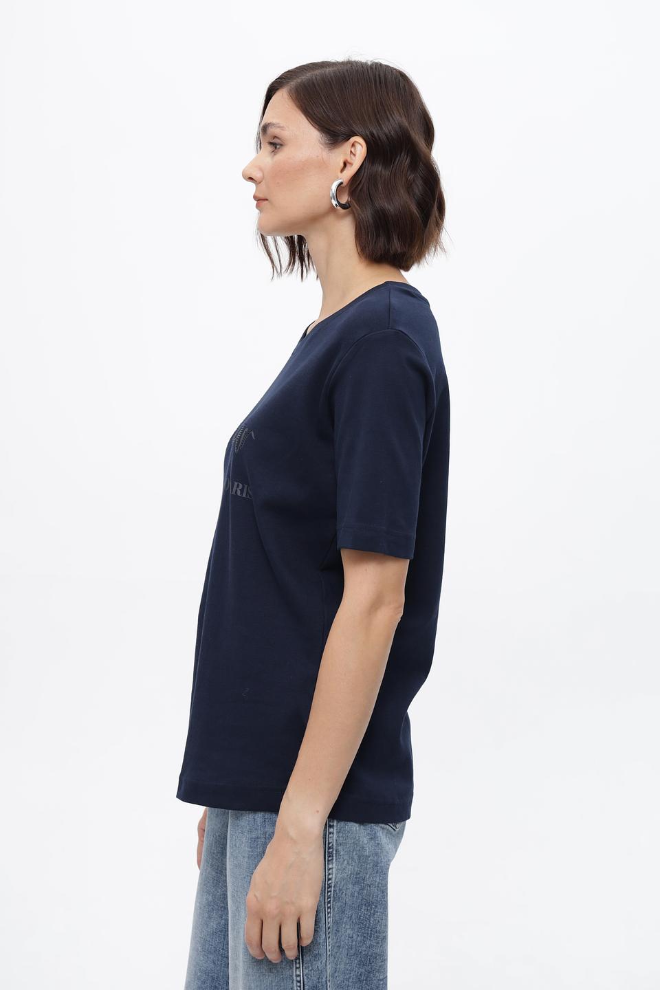 Футболка Steilmann с принтом Bonjour