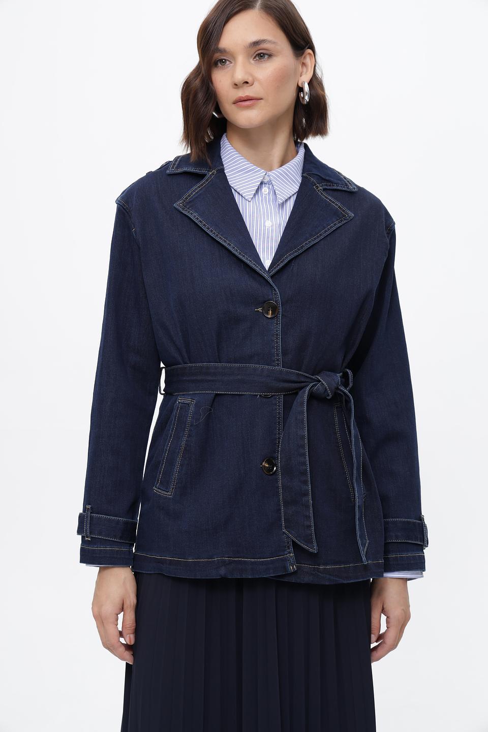 Жакет Steilmann джинсовый с поясом