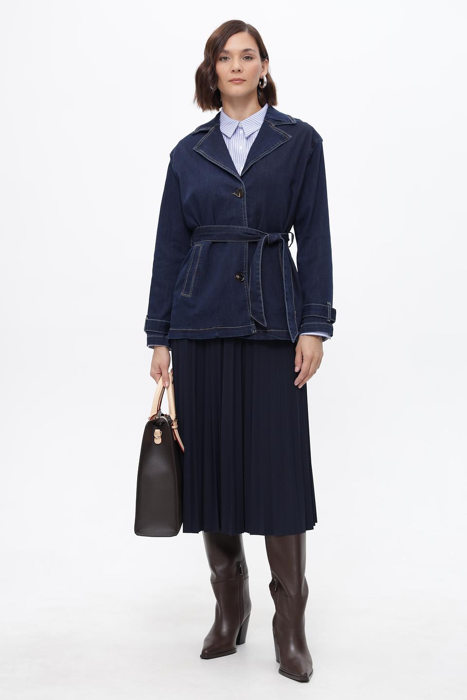 Жакет Steilmann джинсовый с поясом