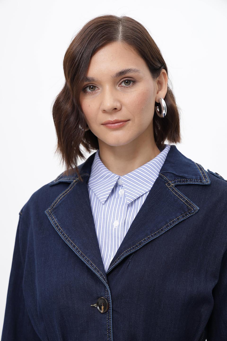 Жакет Steilmann джинсовый с поясом