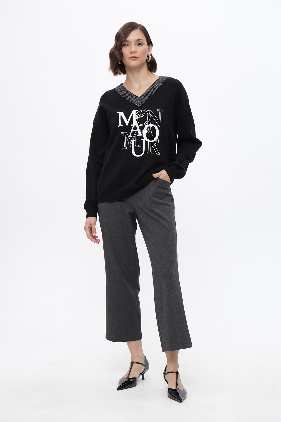 Брюки кюлоты Anna Montana серые