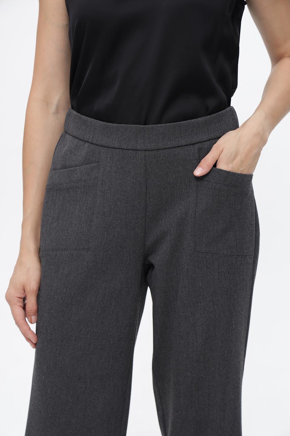 Брюки кюлоты Anna Montana серые