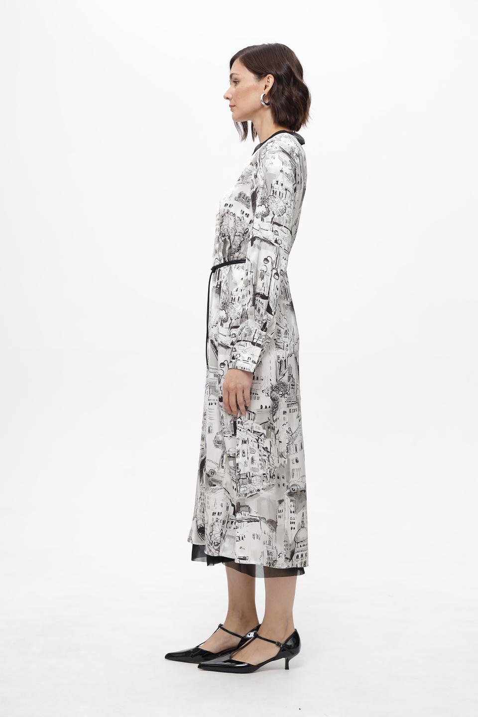 Платье Marc Cain с принтом