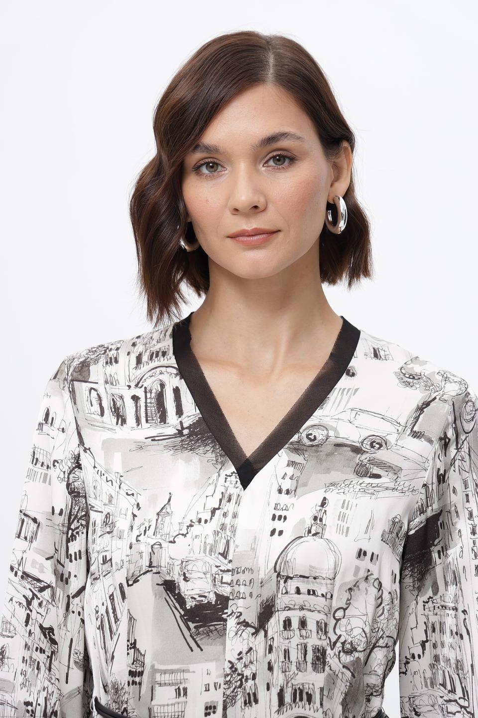 Платье Marc Cain с принтом