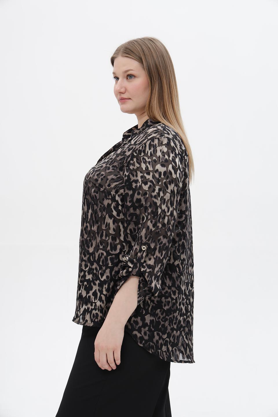 Блузка Doris Streich леопард
