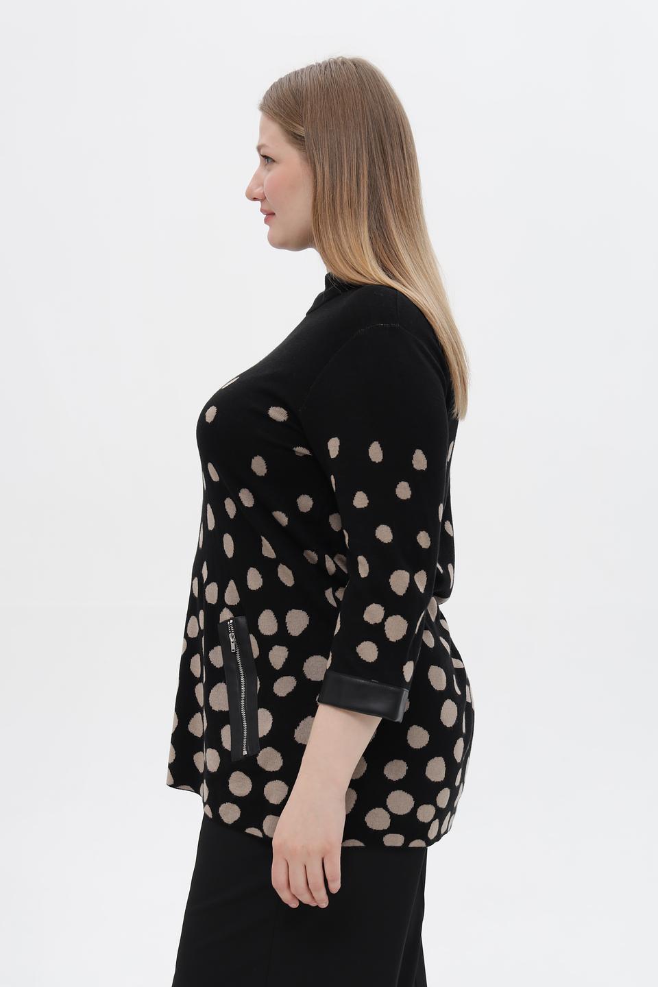 Пуловер Doris Streich в горошек