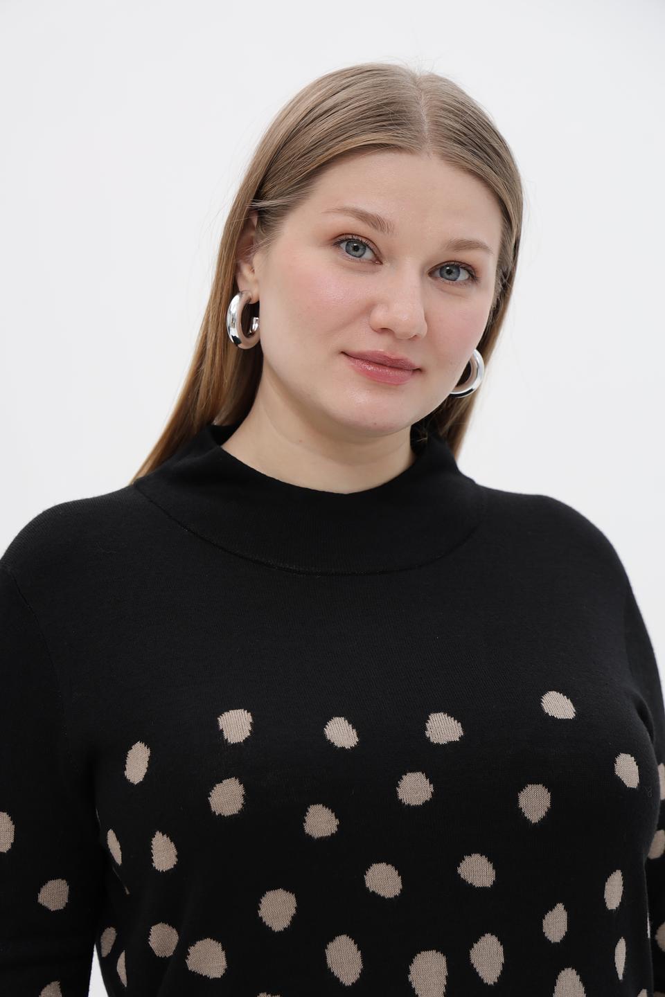 Пуловер Doris Streich в горошек