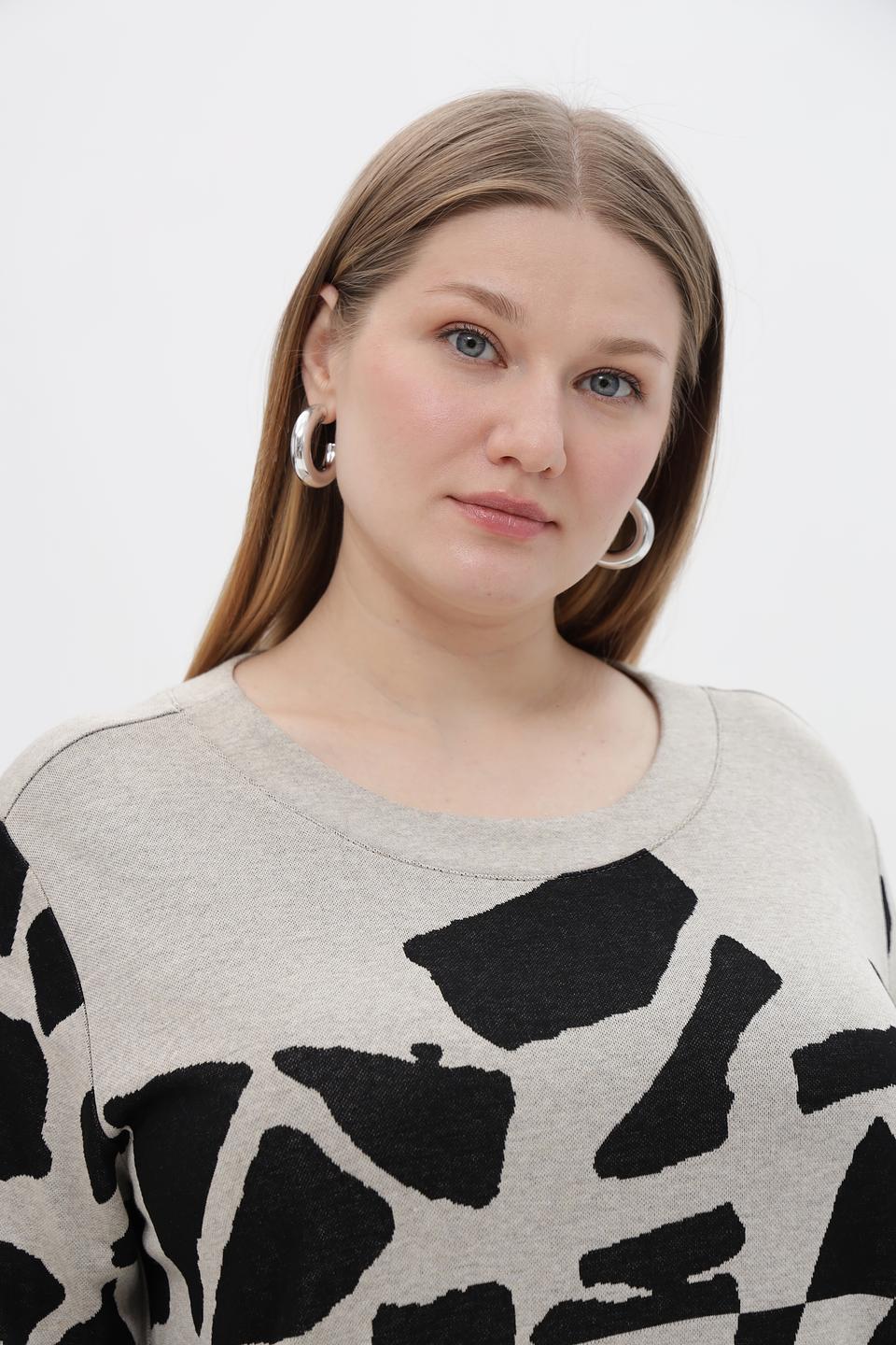 Пуловер Doris Streich с принтом