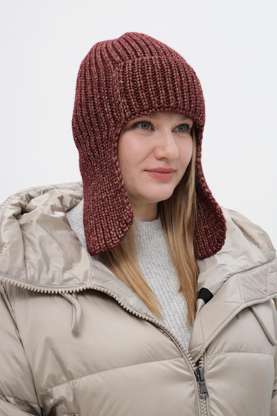 Шапка-ушанка Marhatter вязаная