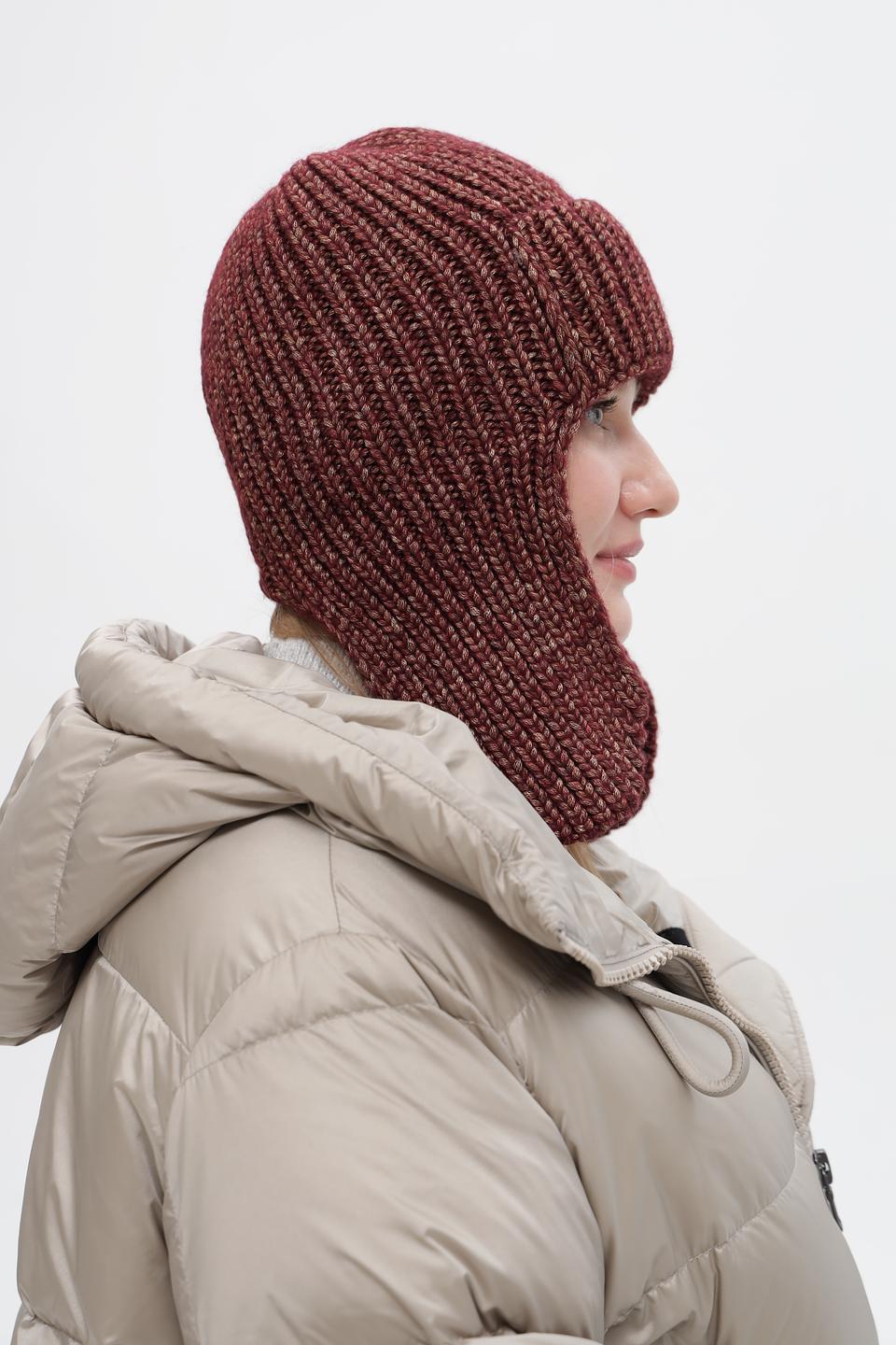 Шапка-ушанка Marhatter вязаная