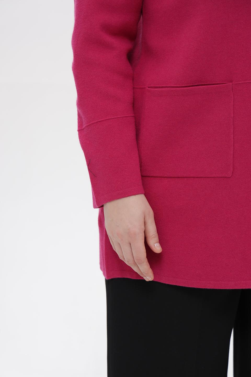 Жакет Lebek вязаный фуксия