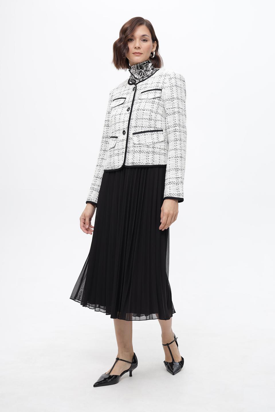 Юбка Frank Walder плиссированная черная